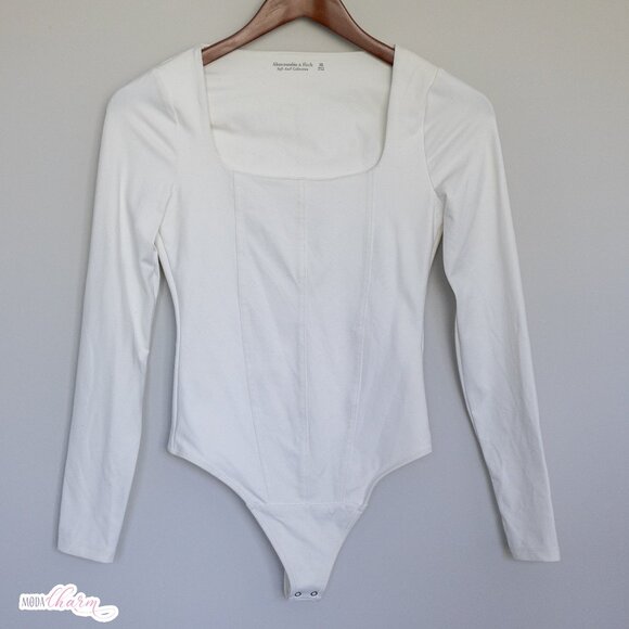 Abercrombie & Fitch Bodysuit Square Neck - Picture 1 of 5